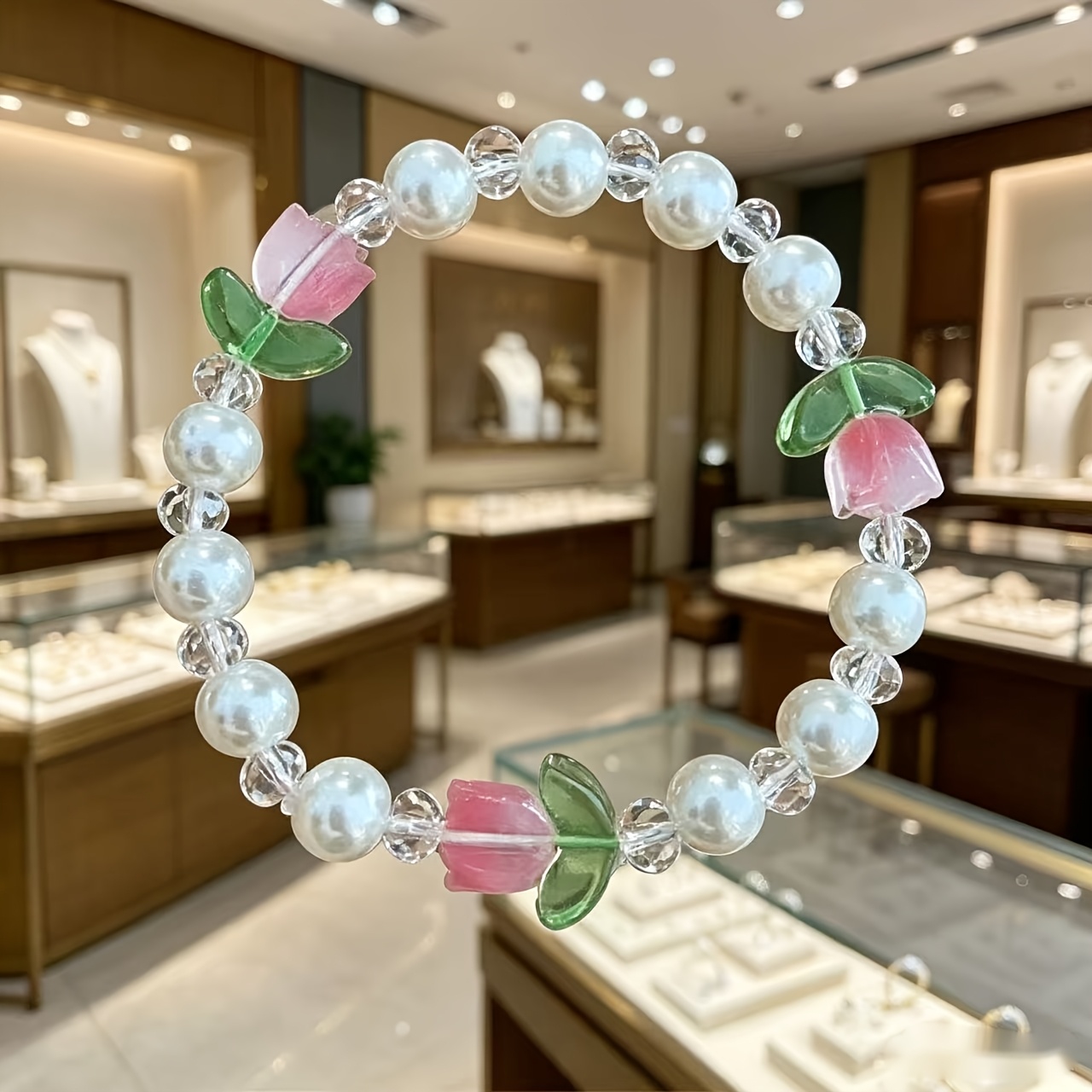 Vacation Style Tulip Bracelet, Gift for Office Women