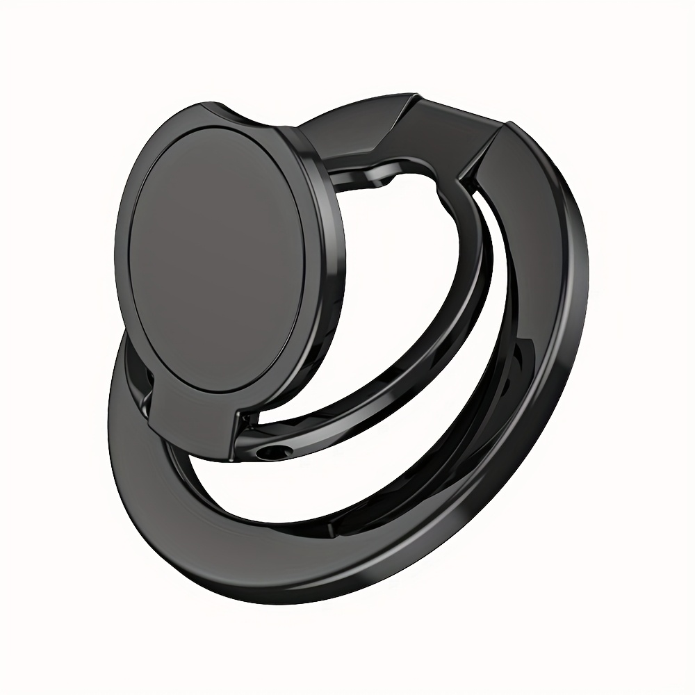 For Clasp 3 Sections 1pc Ultra Light And Ultra Thin Strong Suction Rotating 360° Wall Stickers Everywhere Folding Ring Phone Holder Alloy Portable Universal Desktop Creative