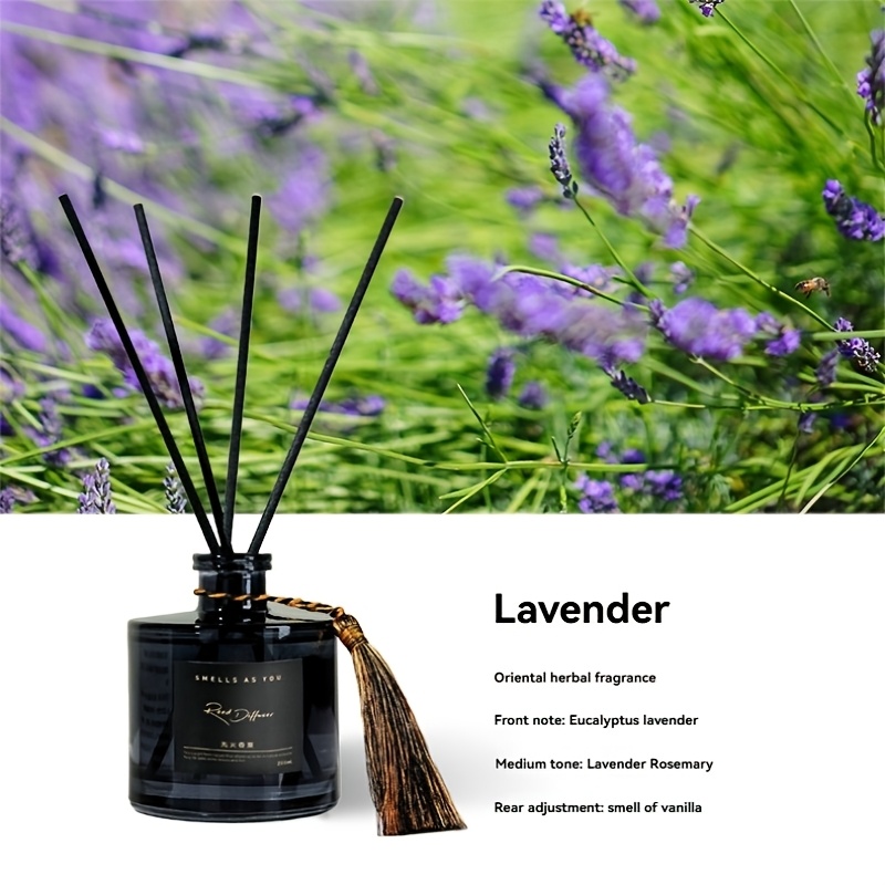 1pc 200ml Fireless Reed Diffuser - Hotel For Home Office Living Room Bedroom Essential Oil Freshener, Suitable For Home Decoration, Holiday Gifts