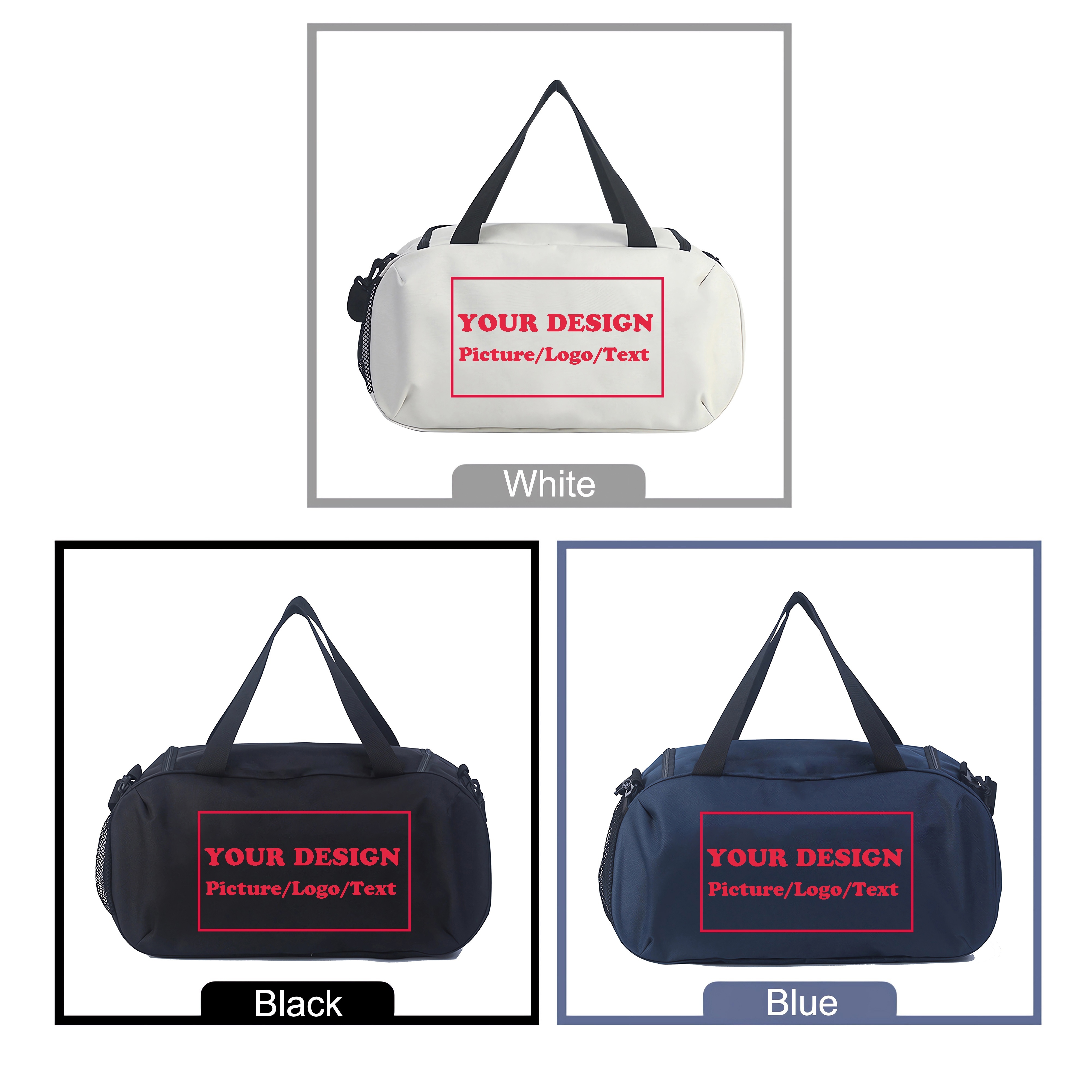 

(image Customization) 1pc Picture Custom Print Luggage Handbag, Diy Pattern Gym Storage Bag, Large Capacity Lightweight Foldable Storage Bag, Perfect Birthday Gift