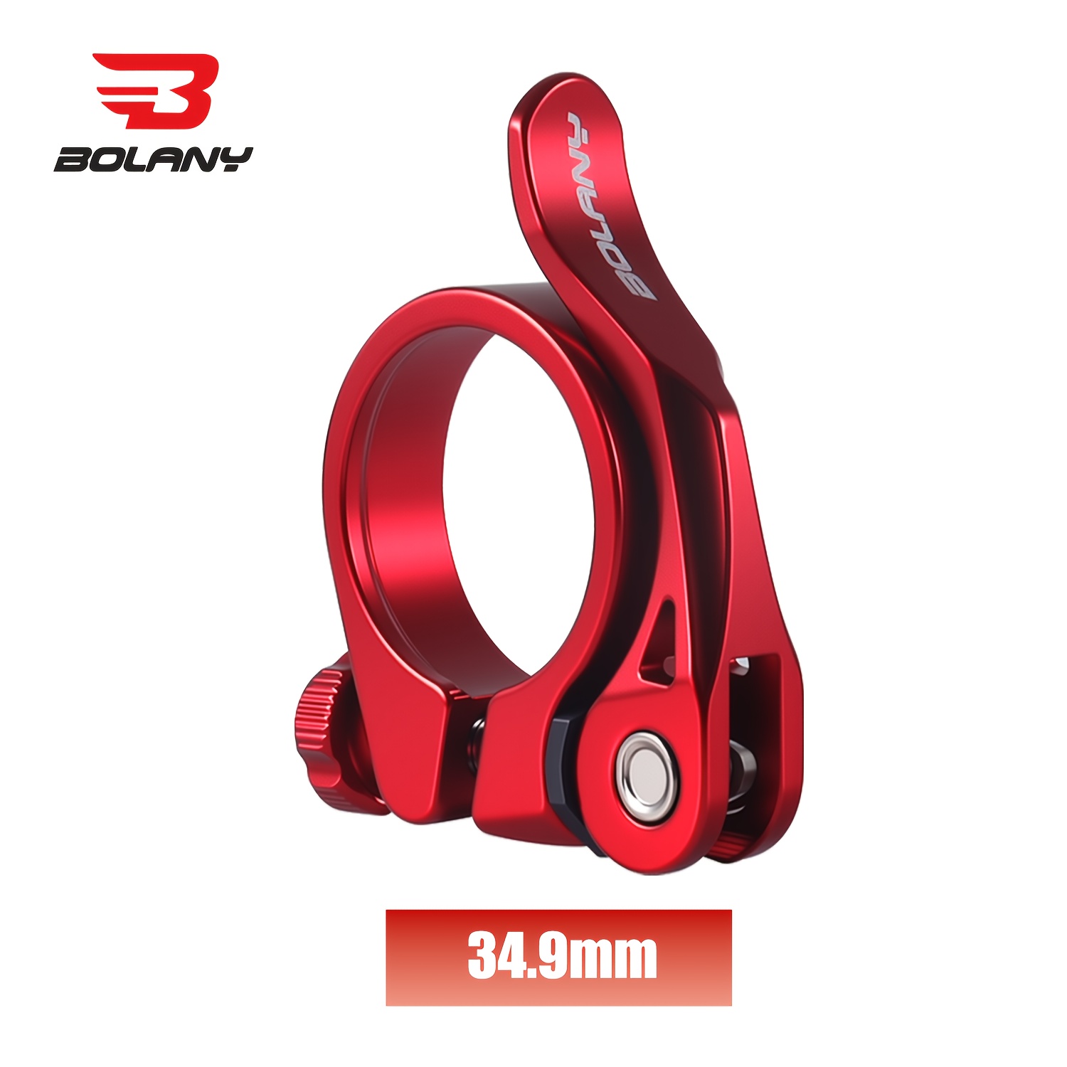 TEMU BOLANY Abrazaderas de rápida para tija de bicicleta de montaña y de carretera, hechas de aleación de aluminio de resistencia, con diseño de y