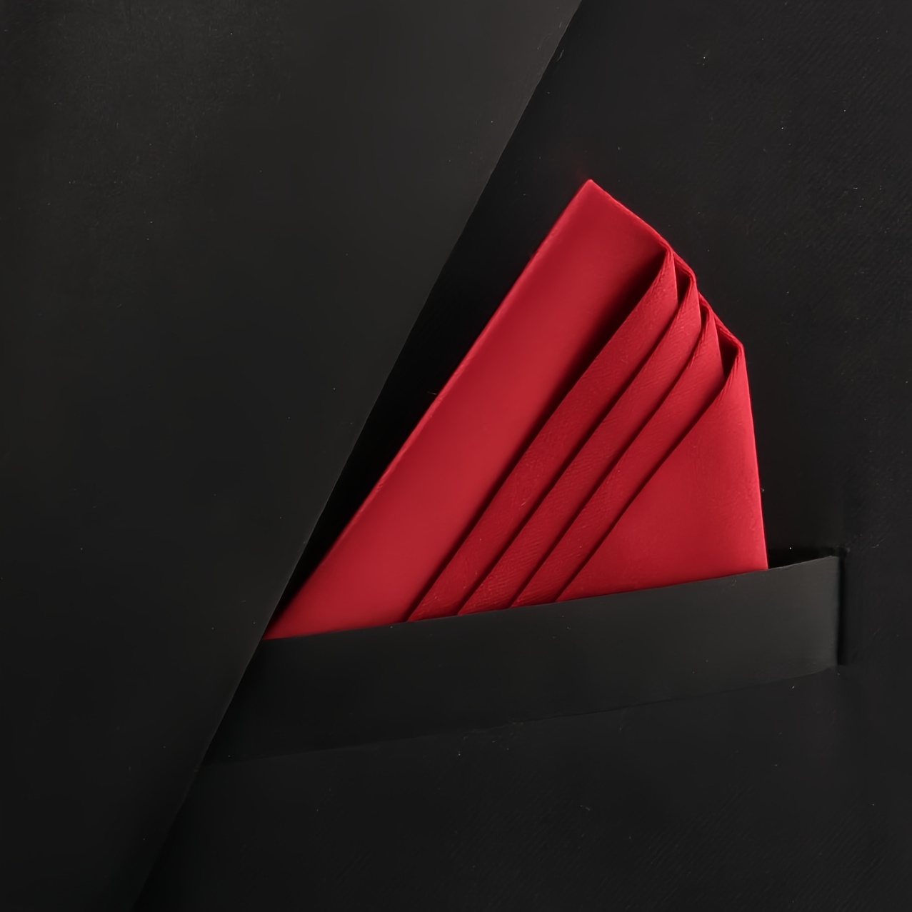 Men's Pre-formed No-Fold Pocket Square