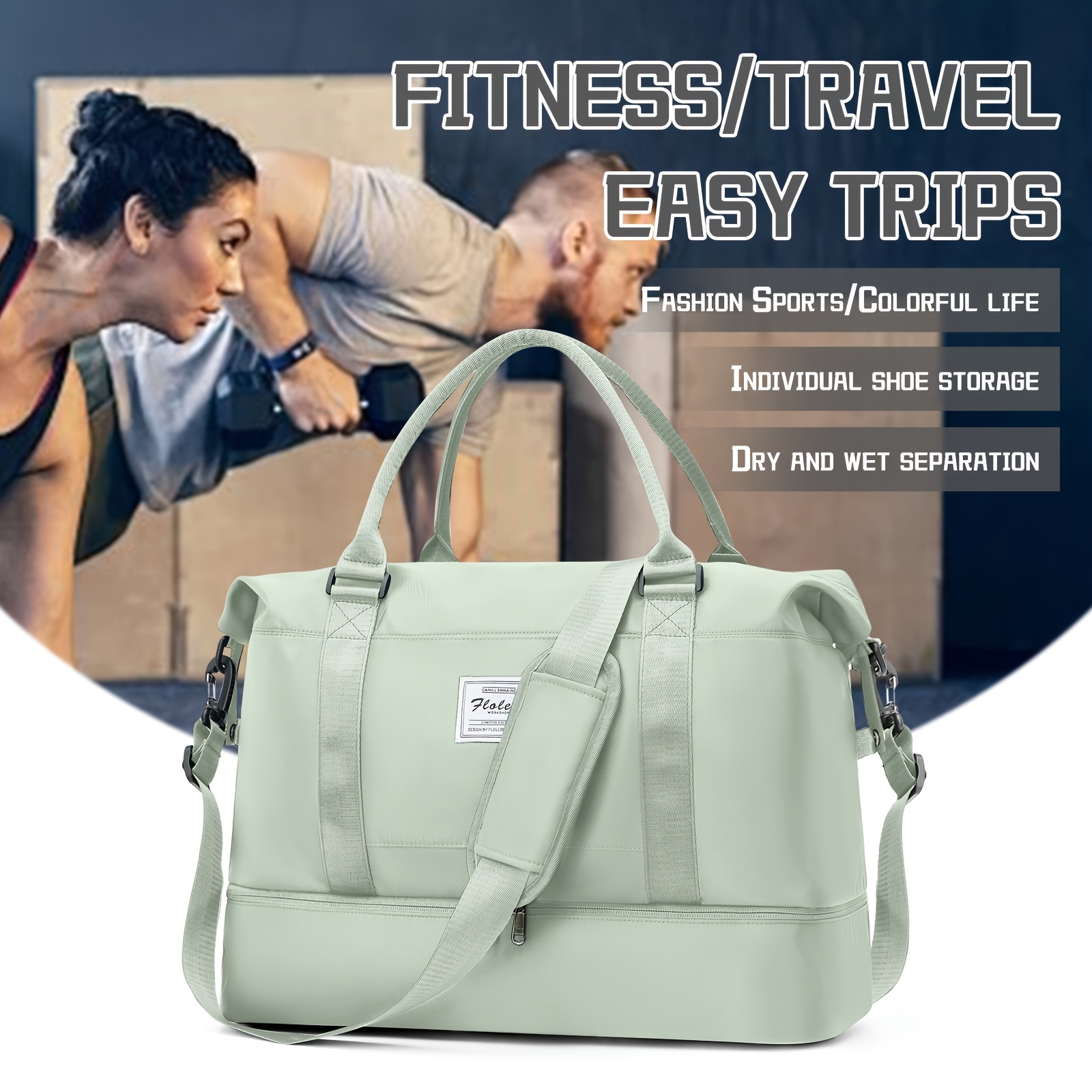 Etronik Gym Bag For Women ETRONIK Weekender Overnight Bag For Women ...