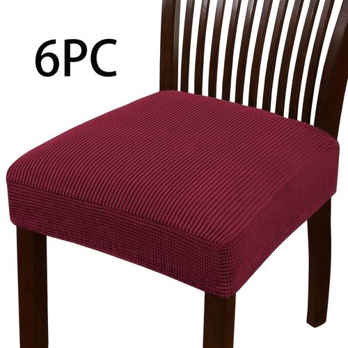 solid color jacquard brushed high stretch chair cover and comfortable seat cover dust proof and chair cover shower seat cover suitable for dining chairs office and home decor