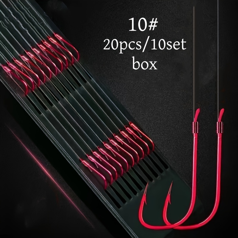 Platform Fishing A Plate 10 Sets A Total Of 20 Hooks For Small And Medium-sized Fish