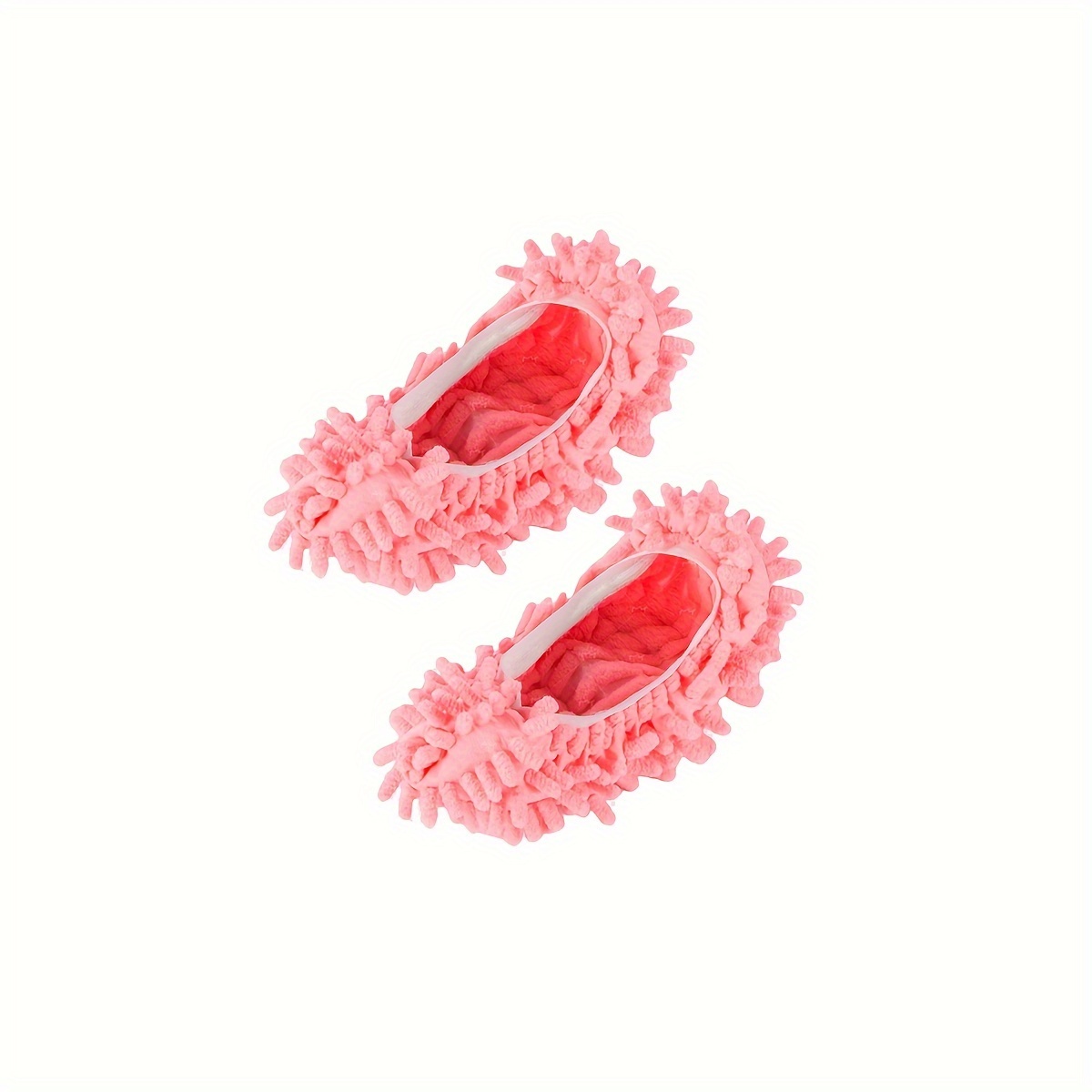 10pcs ultra soft microfiber mop slippers washable multi functional dust duster shoe covers for   floor cleaning in home office details 9