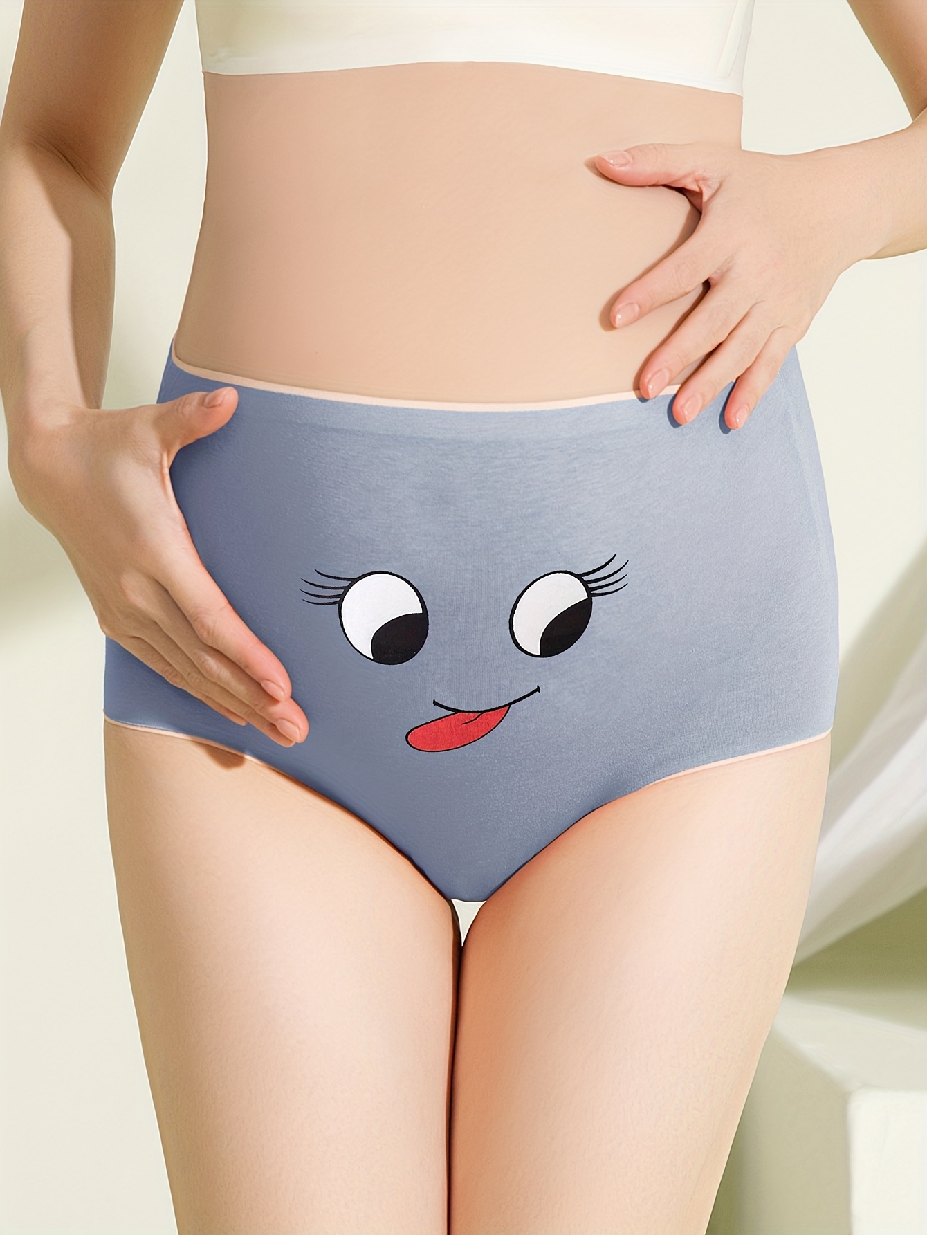 pantalones embarazo mujer cintura 100% soporte completo Temu Mexico