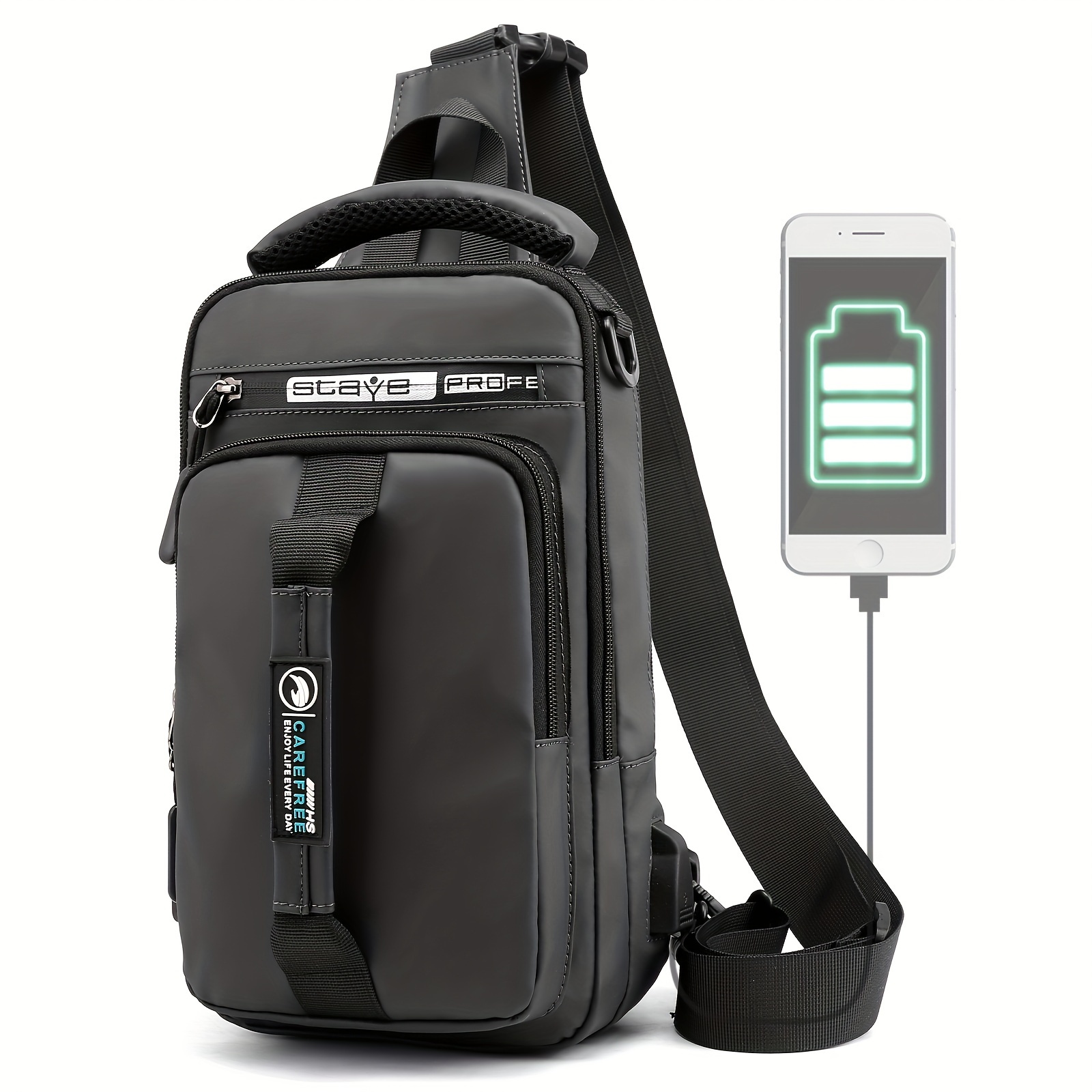 

Multifunctional Bag, -theft Sling Crossbody Bag, Shoulder Usb