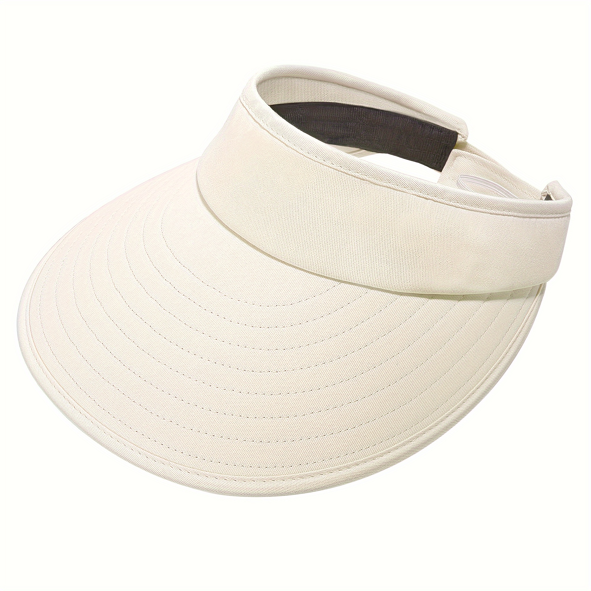 Sun Visors for Women UV Protection Lightweight Sun Visor Hat for Women  Foldable Womens Sun Hat Wide Brim Visor Summer Hats for Women Beach