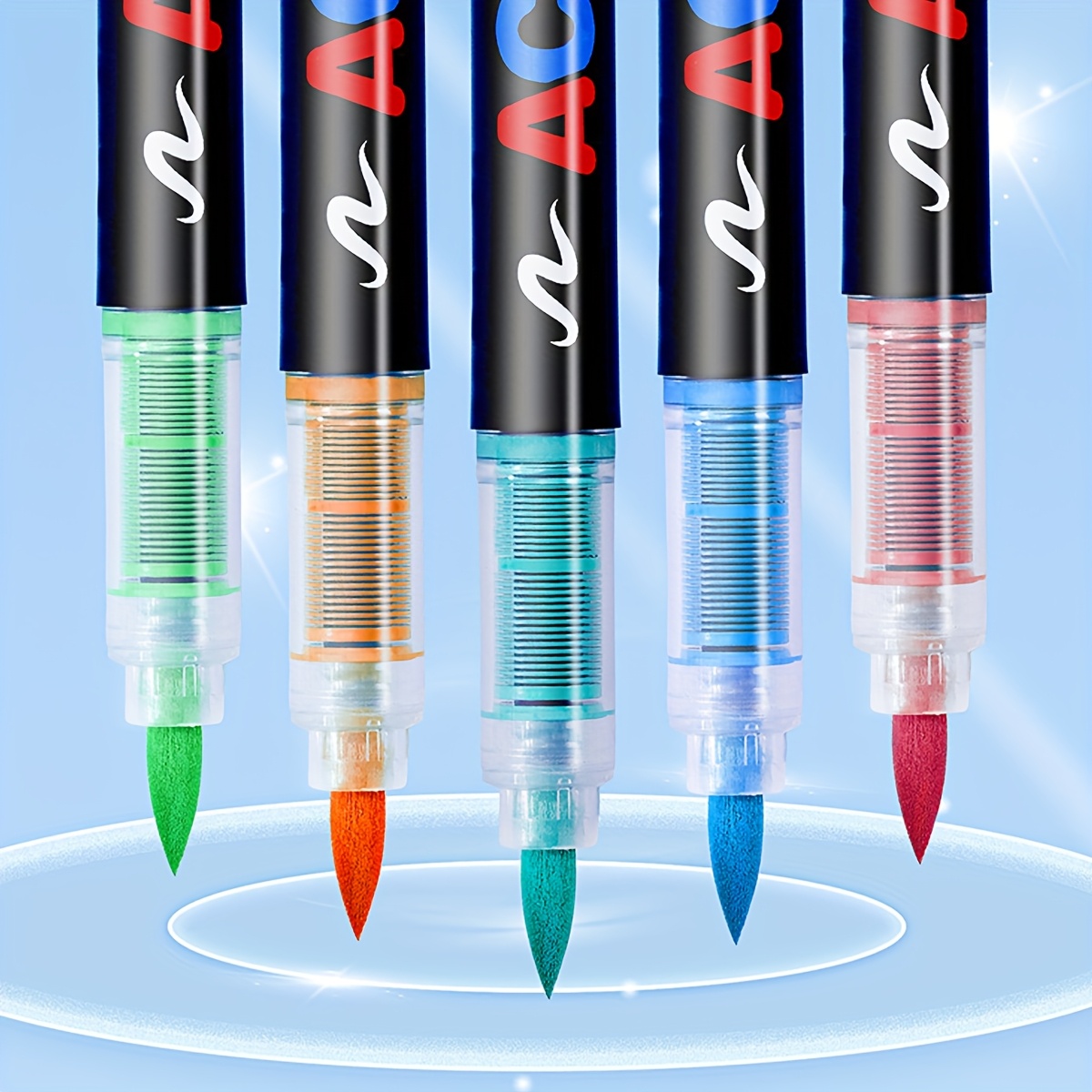 GUANNA 8101 Liquid Soft Head Mark Pen 100 Non Transparent Watercolor Pen