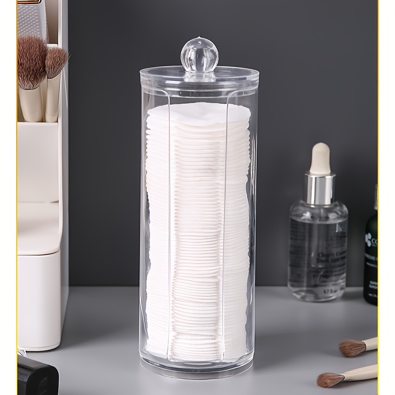 Transparent Storage Box With Lid, Cosmetic Organizer, Bathroom Storage, Dormitory Storage, Vanity Organizer, Convenient For Facial Cleansing