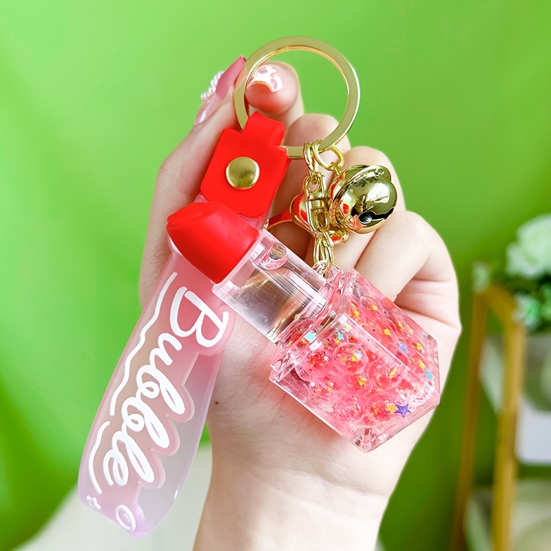 glow in dark lipstick key chain delicate cute - Temu Oman