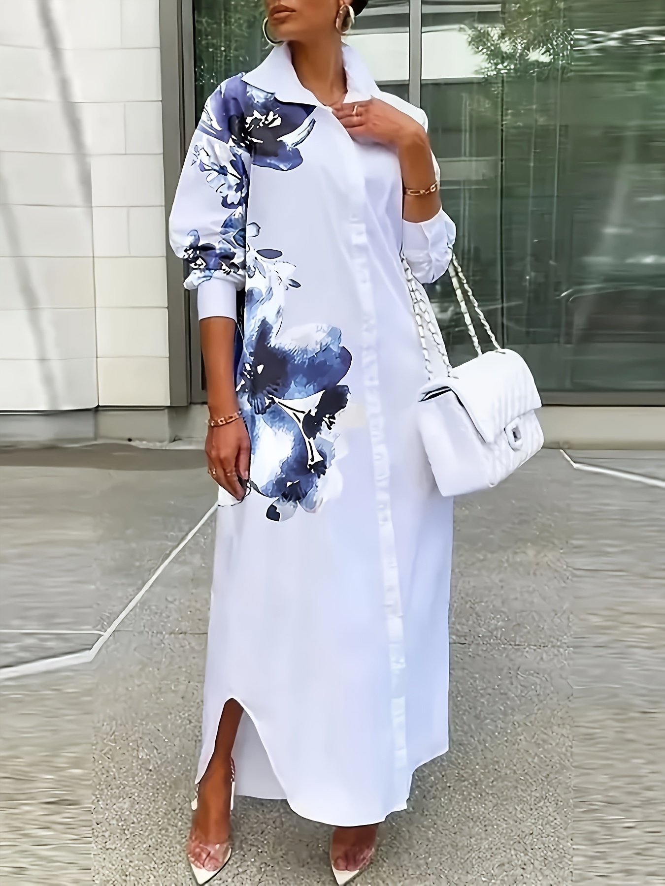 woman shirt dress - Qatar