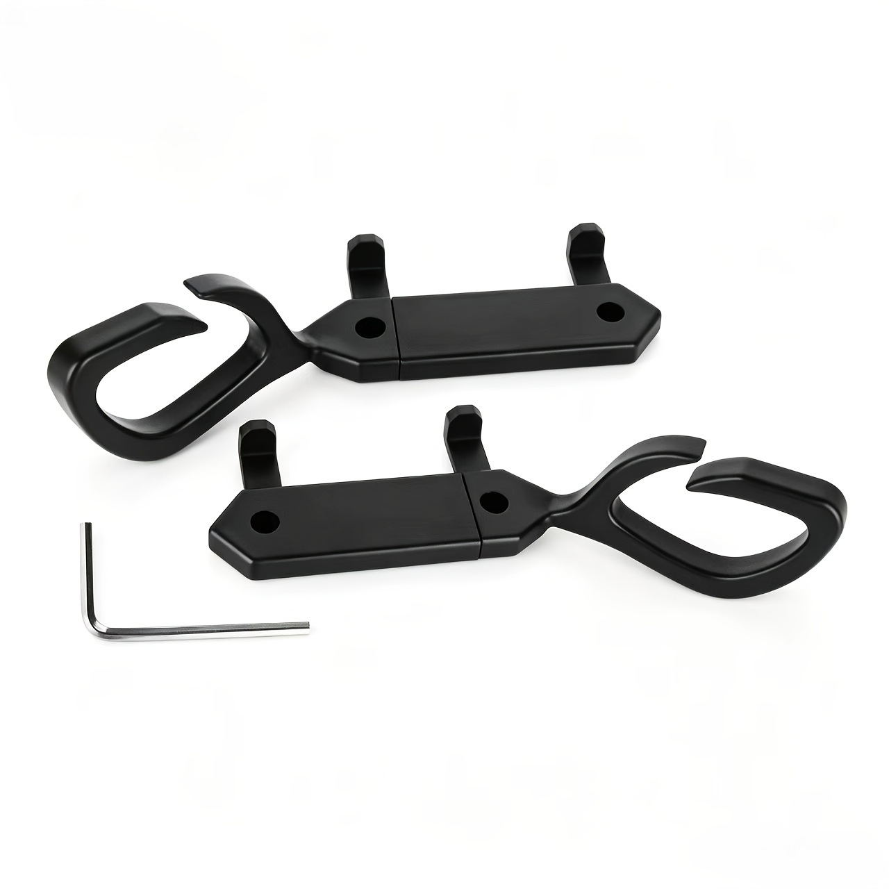 TEMU 2pcs Seat Belt Adjuster Organizer   Hex Wrench Set (3pcs) Universal Car Seat Belt Adjuster Guide, Seat Belt Fastener With Hook, Multi-functional