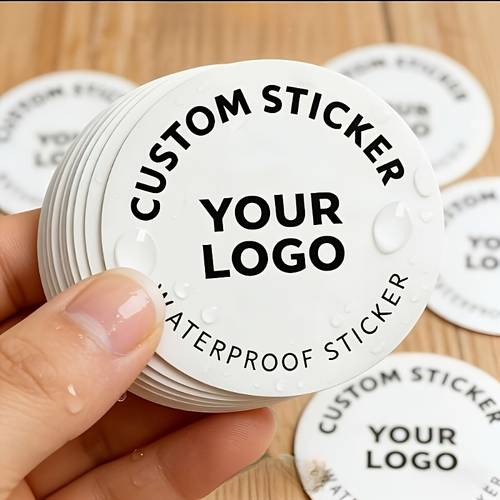 10 50 100pcs 4 5 6 7 8cm personalized custom waterproof image stickers suitable for weddings gifts and promotions custom stickers custom logo bags sealing stickers birthday stickers design your own stickers