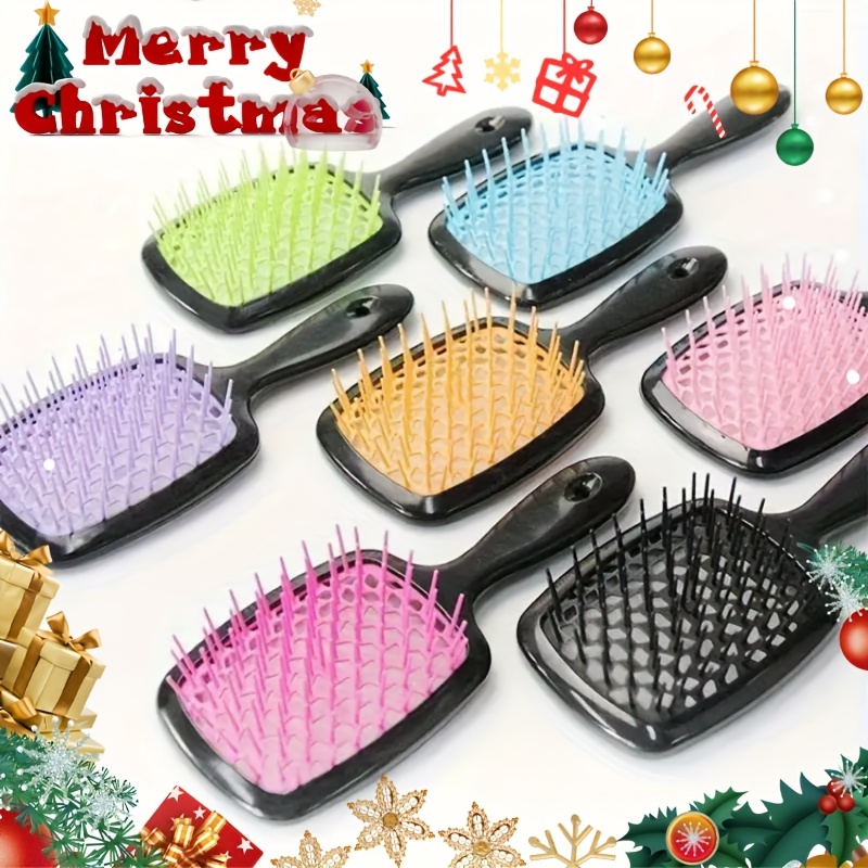 

1pc Hollow Out Detangling Hair Comb Scalp Massage Hair Brush Wide Teeth Hair Comb For All Hair Types