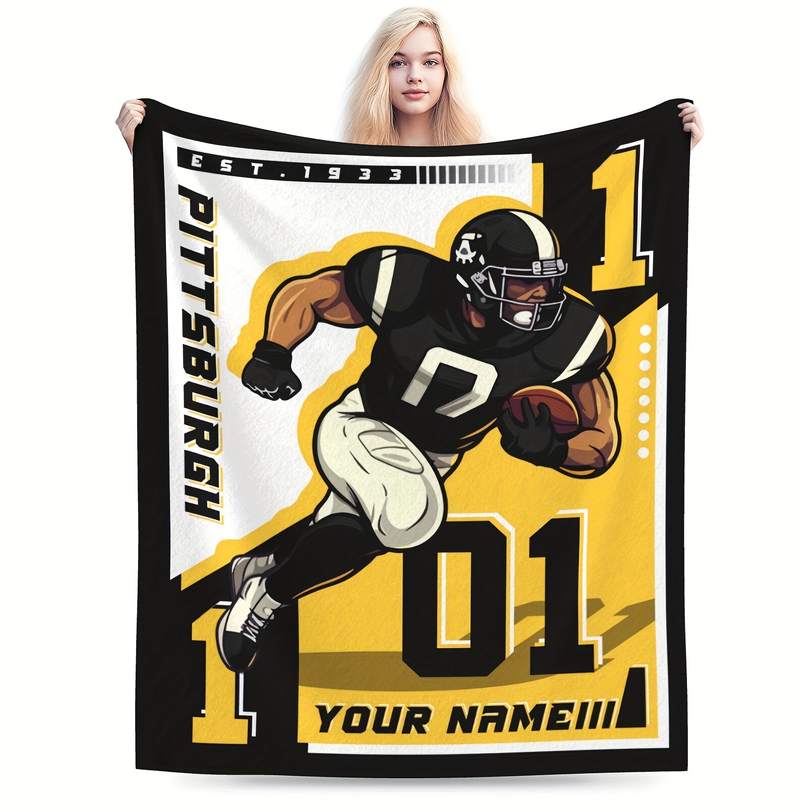 

Fleece Blanket - Personalized Rectangular Polyester , Fan , Fleece