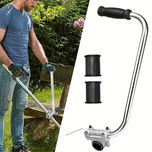 Regolabile, Manico Trimmer Ergonomico Trimmer Con Staffa Morsetto Trimmer Estensione Maniglia Per La Cura Del Prato, Paesaggio, Cortile Rifilatura Bordo : Amazon.it: Giardino E Giardinaggio