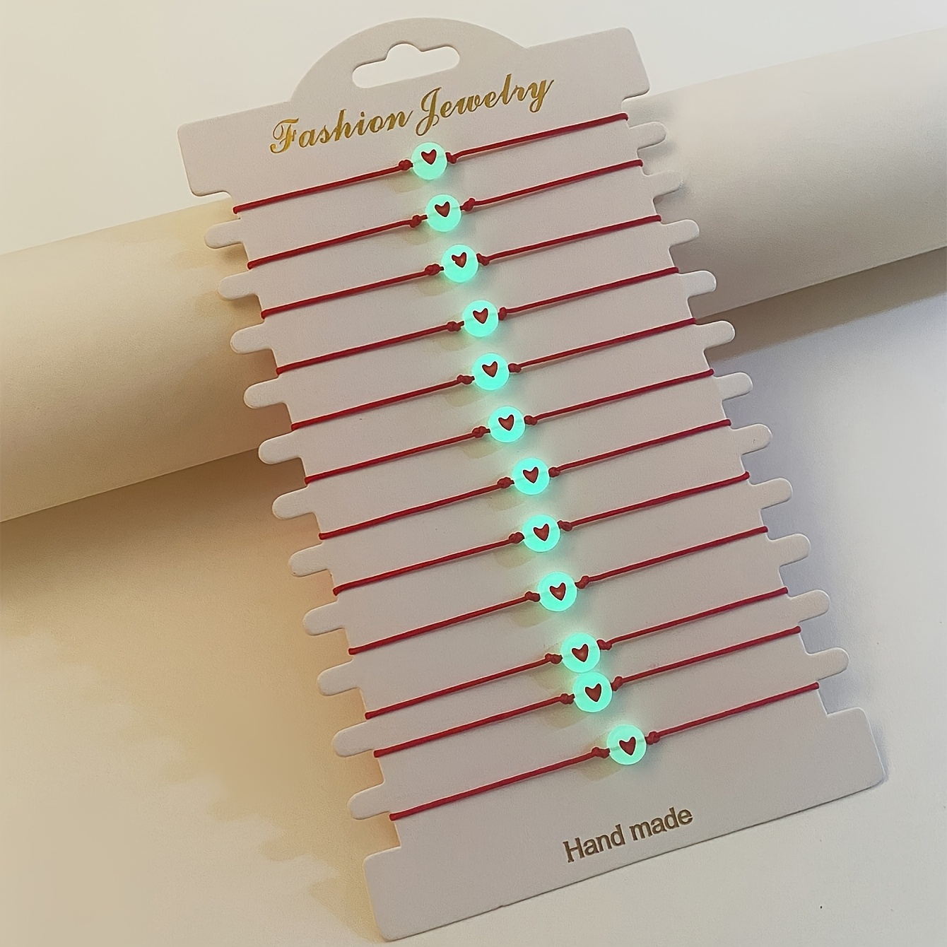 E-shop 12-teiliges Leuchtendes Armbandset für Damen – Einfaches Party- Schulstart-Geschenk – Kreatives Musikfestival-Armbandset im Trend