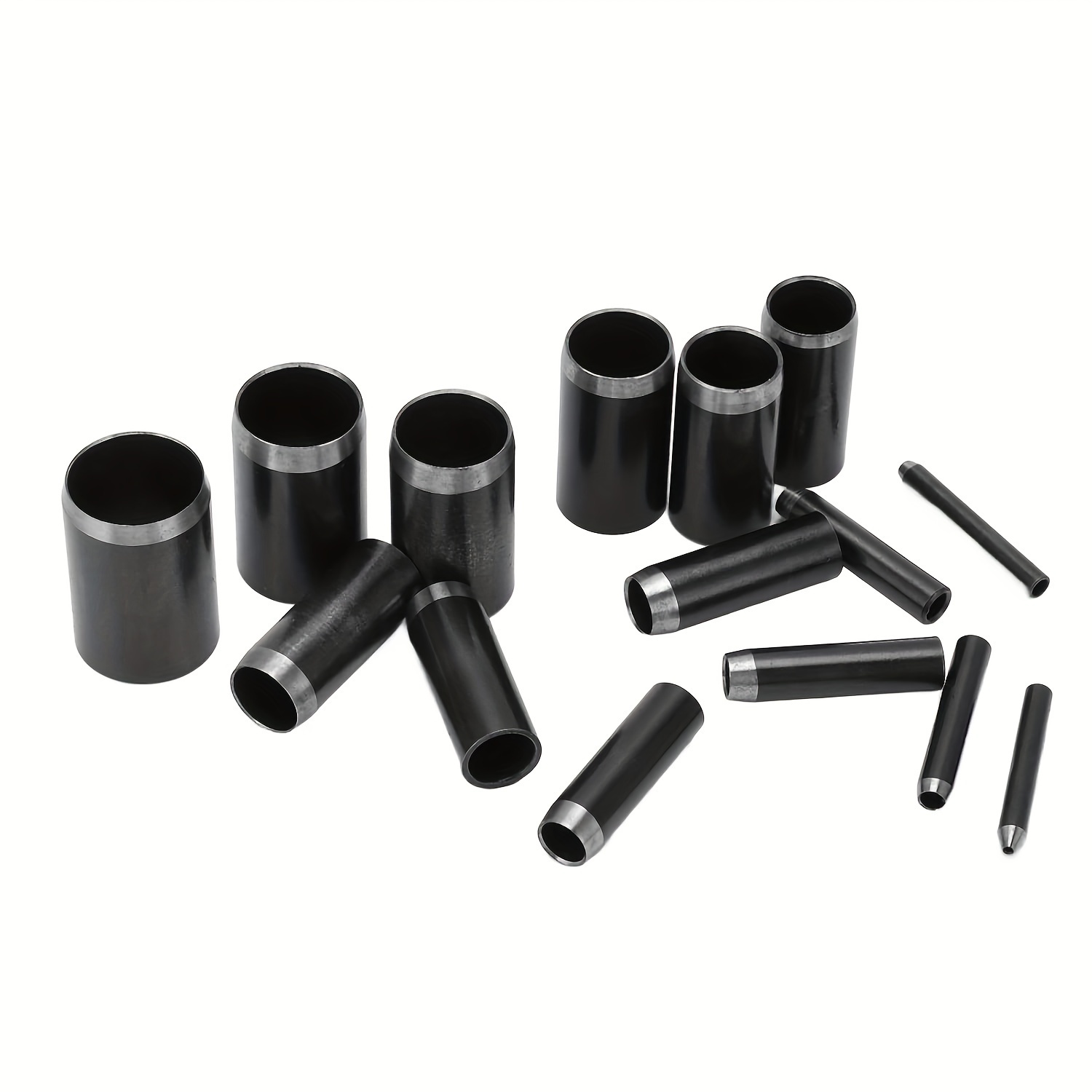 TEMU 15 Of Round Hole Punches (1-15mm), Hollow Hole Tool Set With Storage , Hole , Die Cutting Tool For Straps, Wallets, Belts And