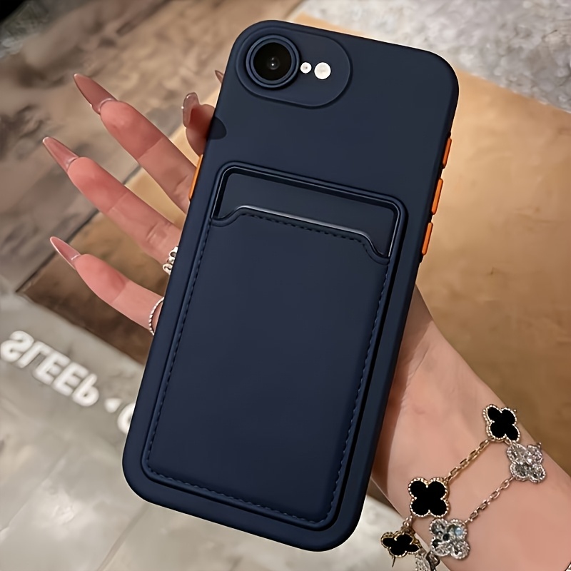 TEMU Phone Case - 2pcs Set (1pc Phone Case And 1pc Cleaning Pouch) - Phone Case For Iphone 17e, 16e. This High-end, Stylish, Ultra-thin Case Features
