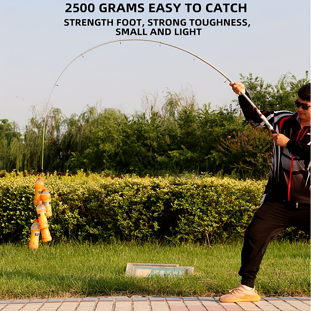 super hard telescopic carbon fishing rod combination short - Temu