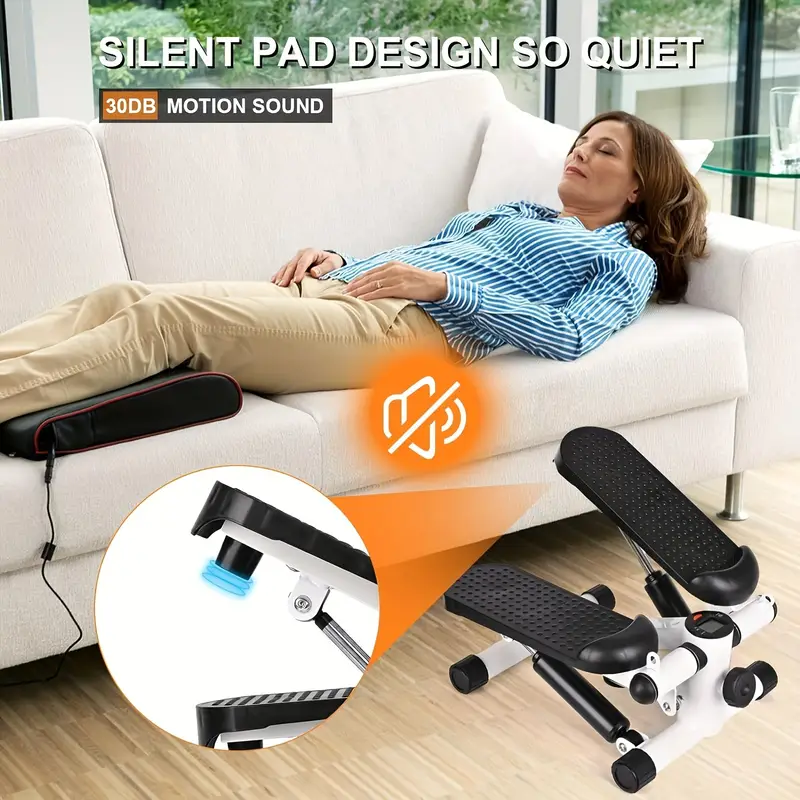 1pc fitness stepper for exercise mini fitness machine with band suitable for leg training full body workout details 2