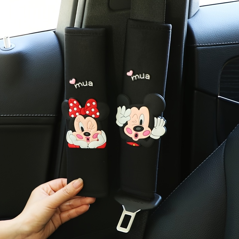 

Mickey Mouse Mickey Car Seat Belt Shoulder Protector Car Safety Belt Collar Protector Ladies Car