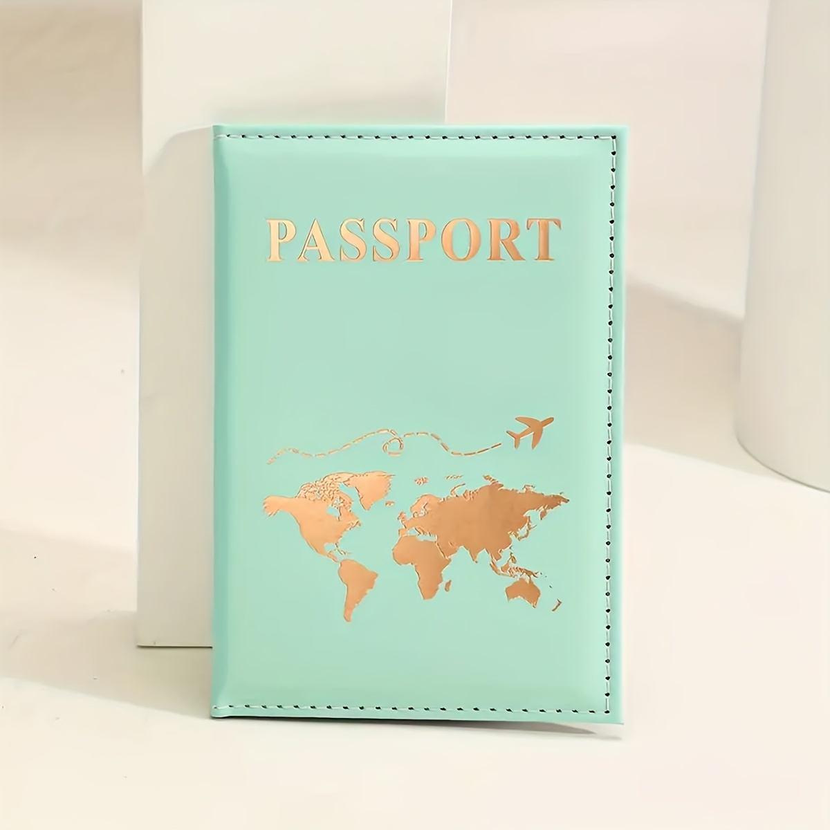 1pc/2pcs/4pcs Couple Passport Bag Travel Passport Protective Case Solid Color Minimalist ID Protective Case Travel Wallet Multi-Functional Passport Holde