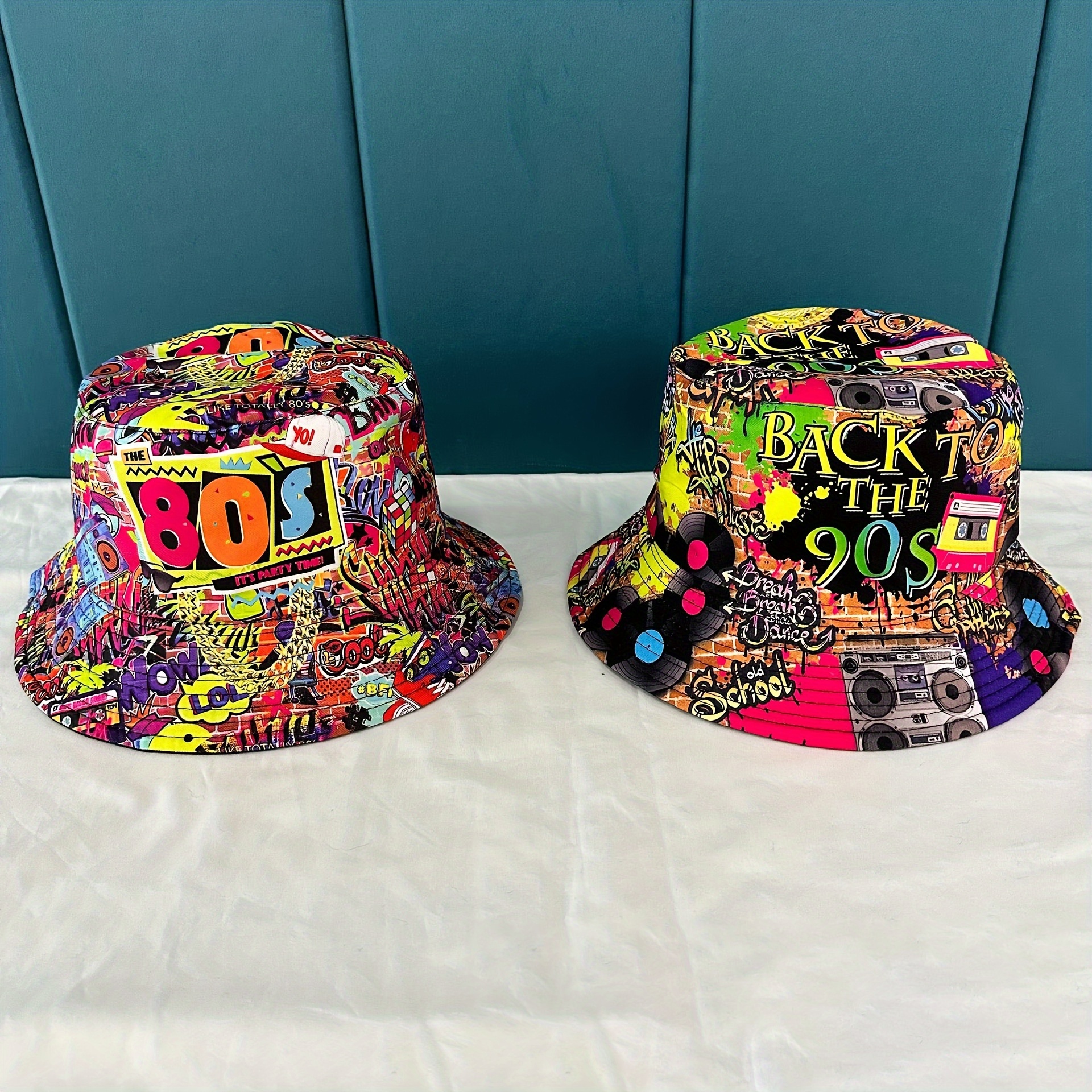 Raver 1990s Bucket Hats 80s 90s Outfits For Women Men Fashion