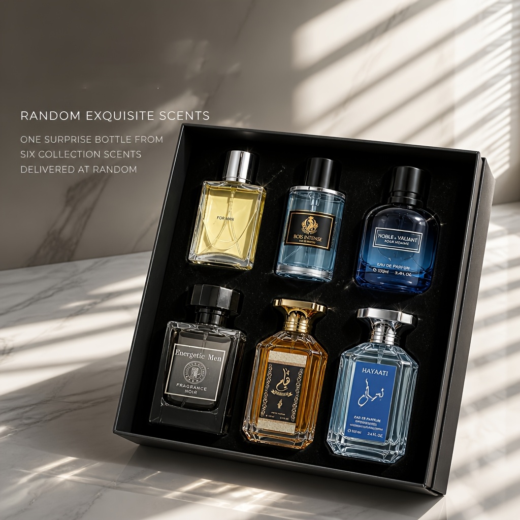 Assorted | 6 Unique Scents Random Shipment | Long-lasting Eau De Parfum | Versatile For Daily Wear, Work & Gifting | Premium Unisex Perfume Collection | Ideal Surprise Gift For