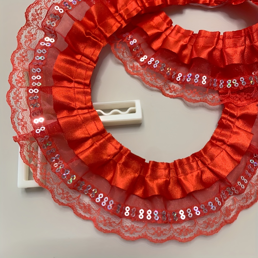 Pack Multicolor Double Ribbon Lace Lace, Wedding And Clothing Bedding Accessories, Diy Hand Sewing To Make Accessories