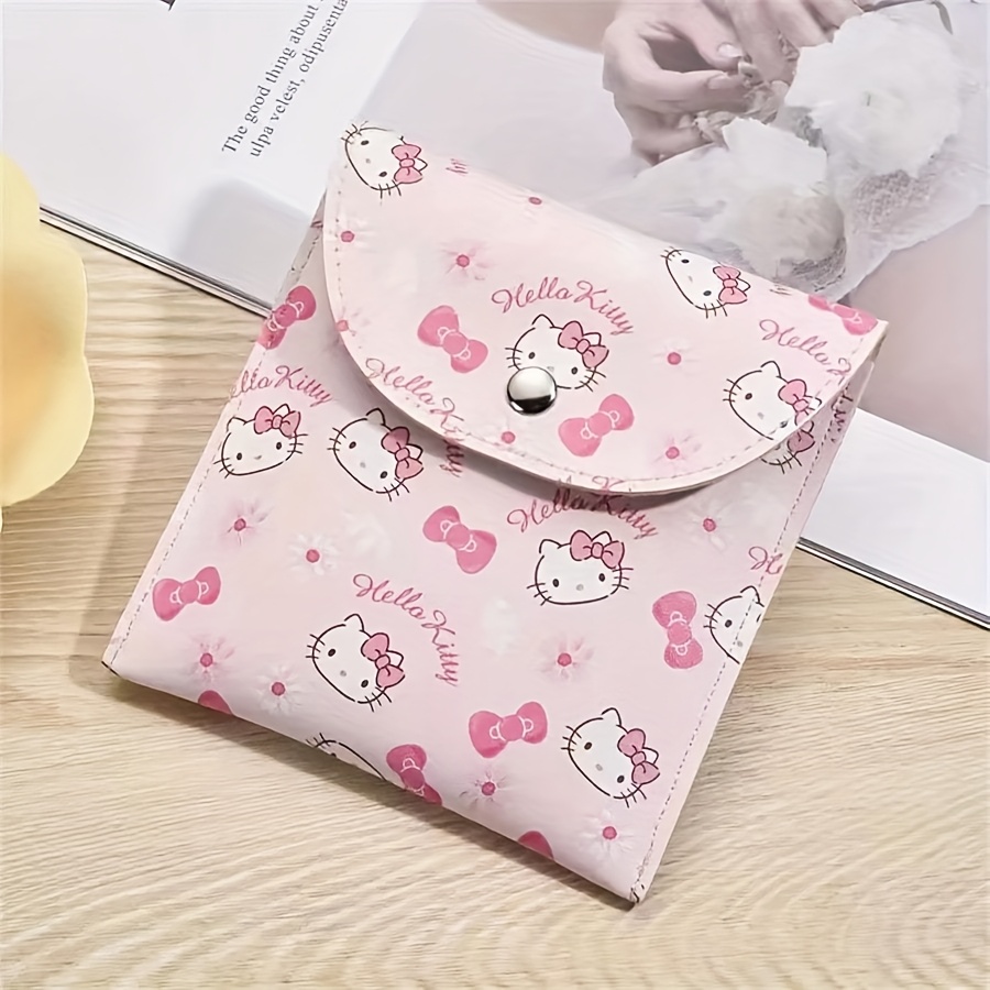 [authorized] Hello Kitty Portable Organizer Bag, Sanitary Protection Pouch Travel Multi-functional Organizer Makeup Bag Essential For
