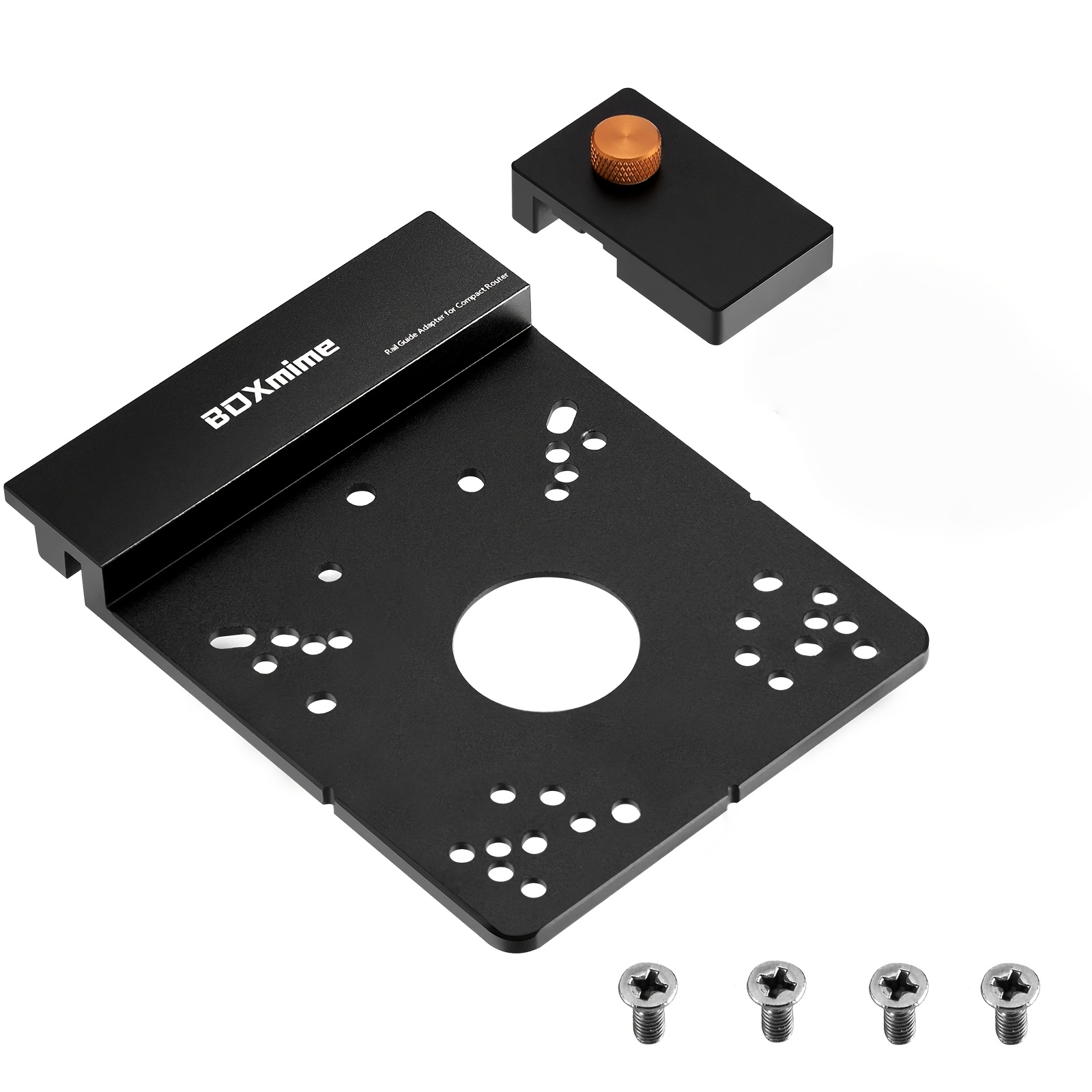 TEMU Adaptateur de Universel pour Défonceuse, Conçu pour la Plupart des Défonceuses Compactes à Base Fixe, Compatible avec les Rails Guides de Scie