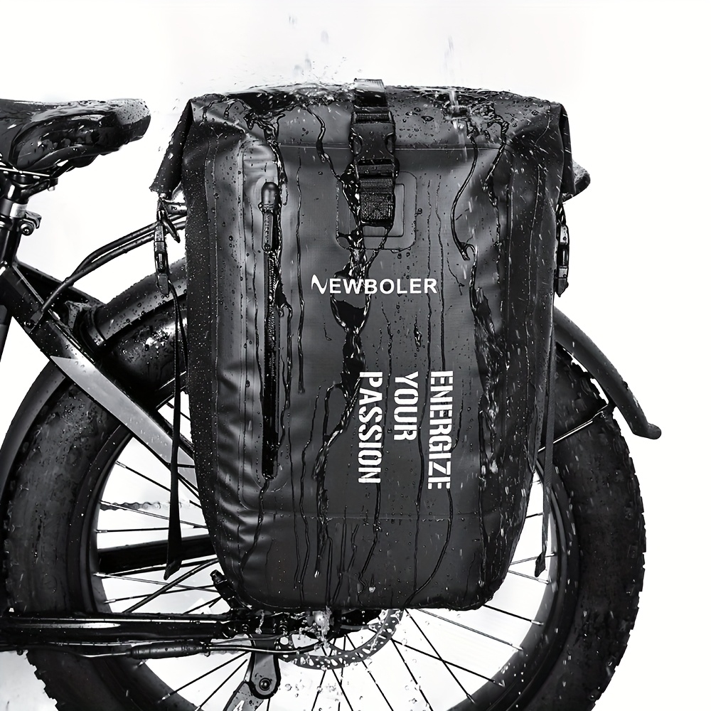 E-shop Torba Rowerowa Vollständig wasserdichter Fahrradrucksack 27L Gepäckträgertasche, geeignet für langstreckiges regenfestes Tragen im Freien