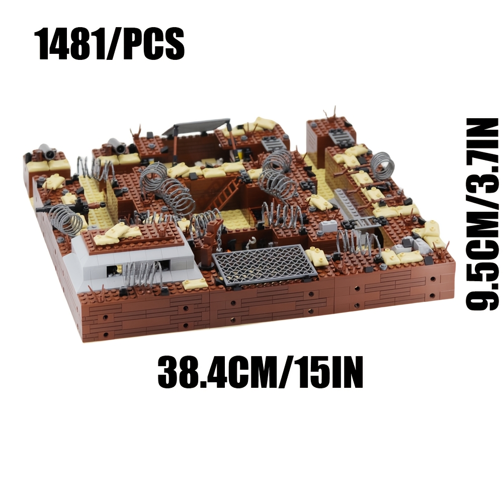 Creative Trench Block Base Model Assembly Toy