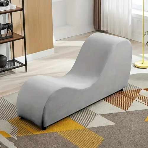 chair for yoga chair for stretching relaxing exercising modern lounge with thicker chair legs velvet fabric for indoor living room