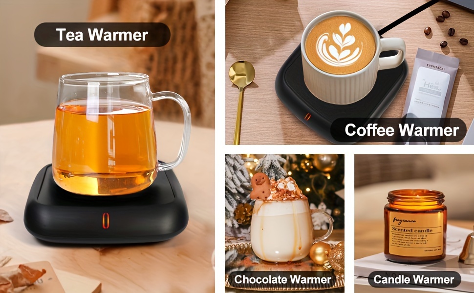 Smart Coffee Mug Warmer (20W, Auto Shutoff, Candle Jar Compatible) For Desk Or Office