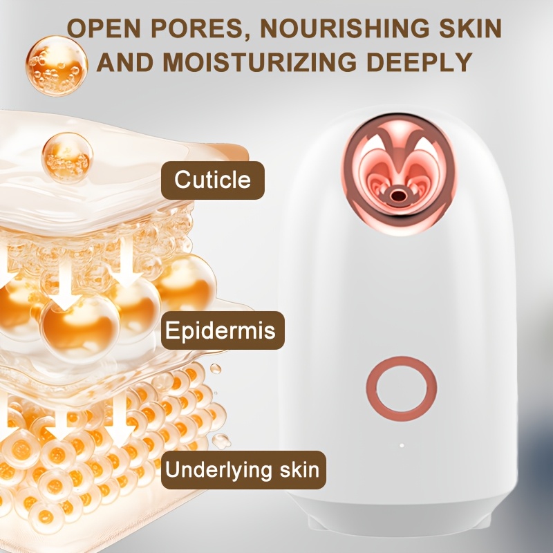 Facial Beauty Device Steam Facial | Ideal for Dry Skin Home SPA | Perfect Gift for Facial And Nose Care, Suitable for Both Men And Women | Great Choice for Home Use, Christmas And New Year Gift, Valentine's Day Present