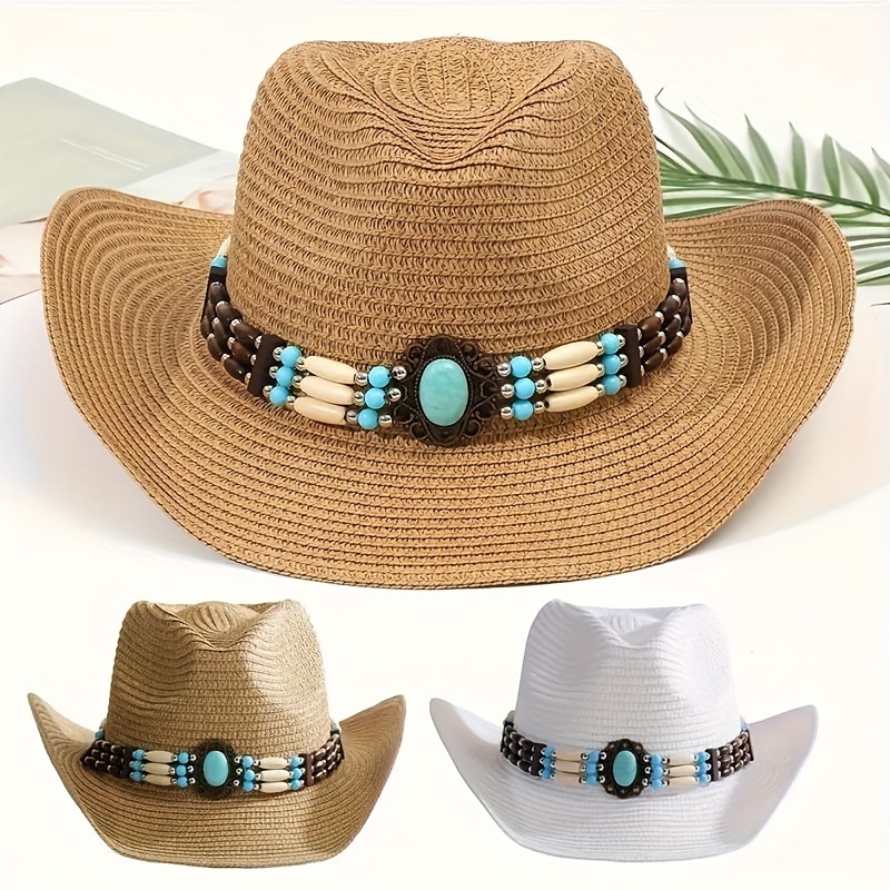 2023 Men Sun Hats For Women Wide Brim Straw Hat Foldable Packable Beach For  Summer Panama Hat - Buy Straw Boater Hat Wholesale,Embroidered Straw