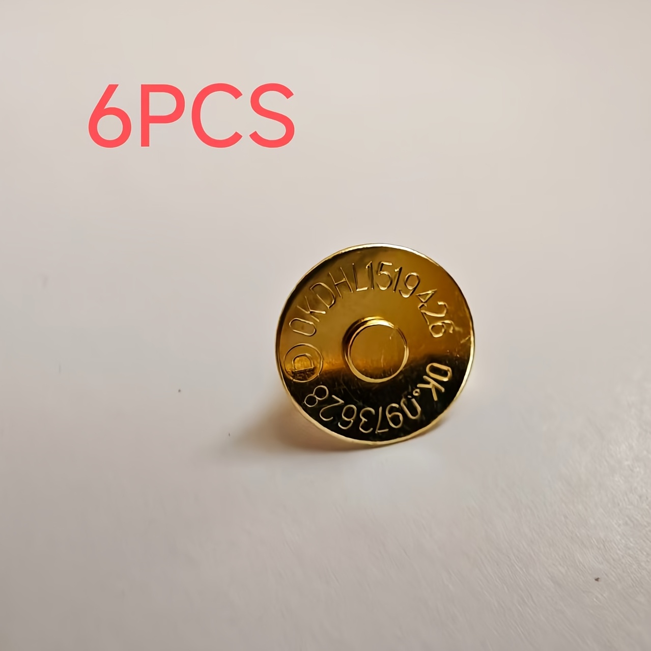 6pcs Of Strong Magnetic Buttons For Bags, With A Hidden Design, Featuring A Diameter Of 14mm