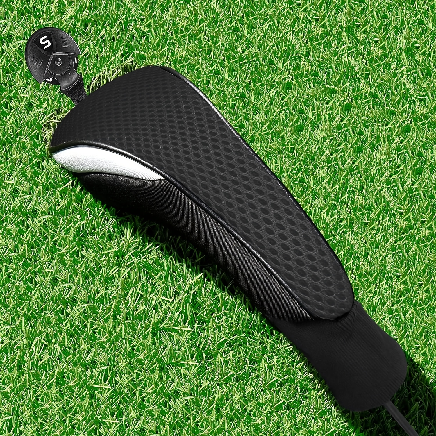 TEMU Golf Club Head Covers Woods Long Cover, Headcovers With Interchangeable No. Tags Wood Clubs Light Durable