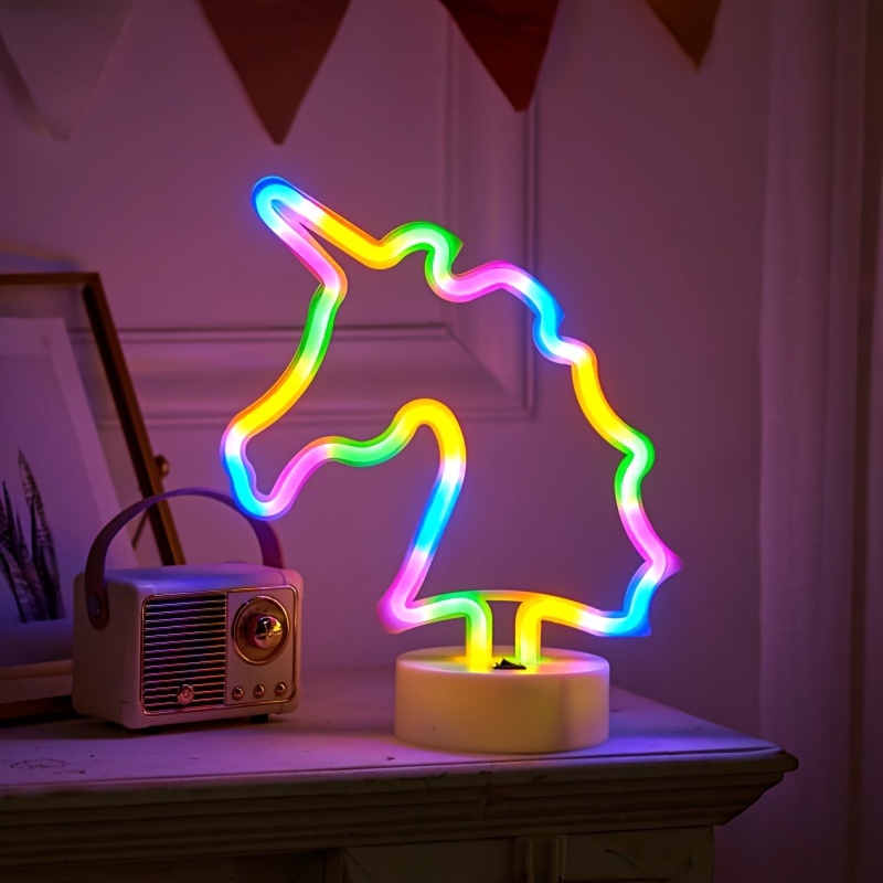 BESTA - Veilleuse Licorne 3D pour Enfants, Fille Lampe LED USB Veilleuse  Illusion, 16 Couleurs Changeantes avec Télécommande pour Enfants Adultes  Cadeau d'anniversaire et de vacances (Licorne 2) - Lampes de bureau 