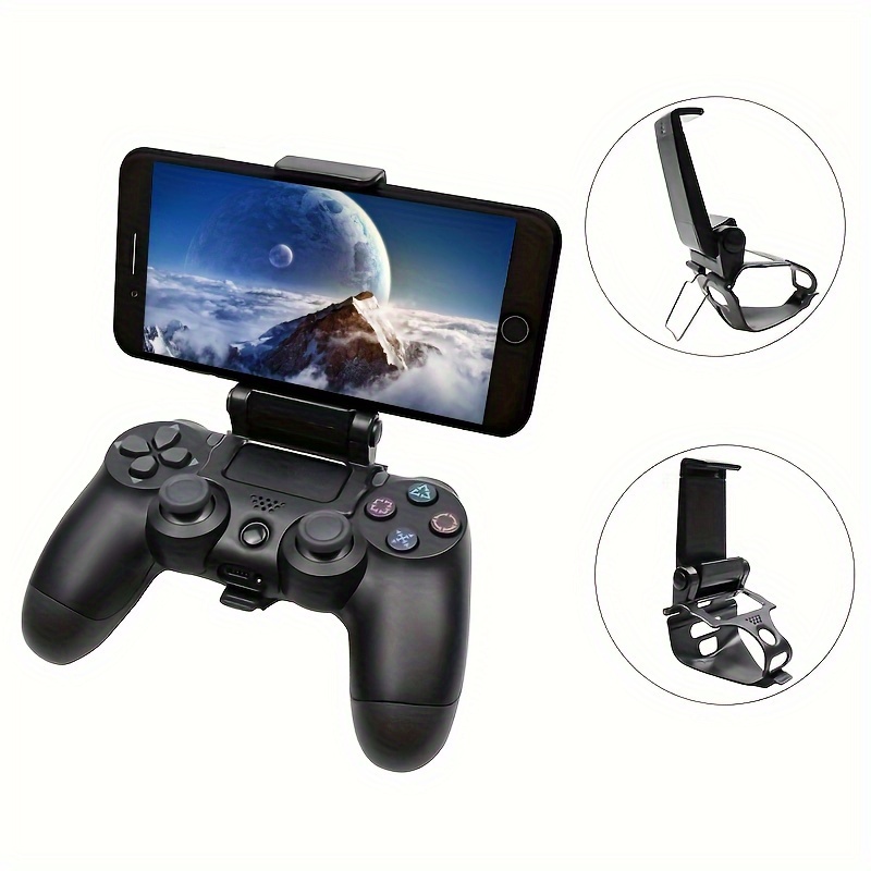 

Mobile Cell Phone Stand For Ps4 Controller Mount Hand Grip For Samsung S9 S8 Clip Holder