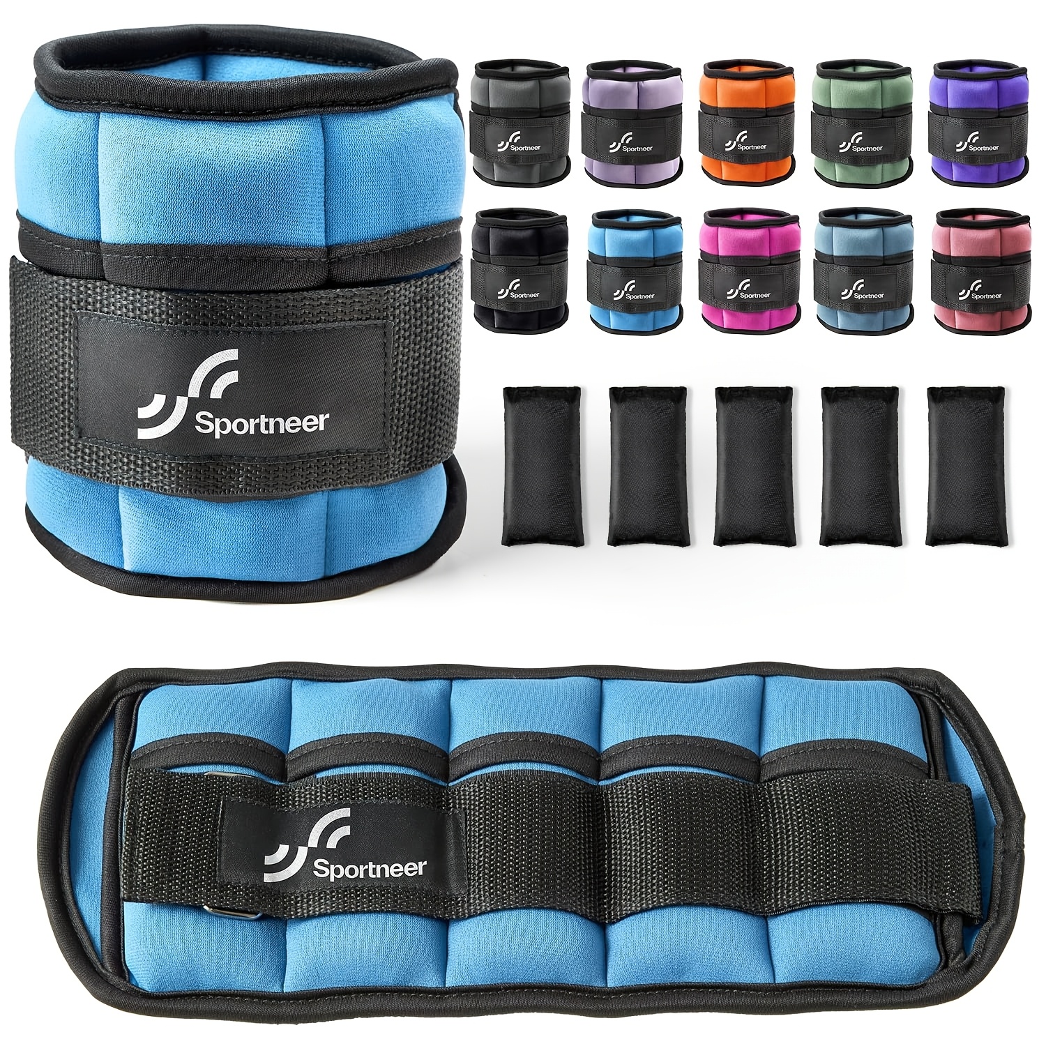HEALTHYMODELLIFE Knöchelgewichte Set - 0,5-8lbs Ve Produktbild-Vorschau 9