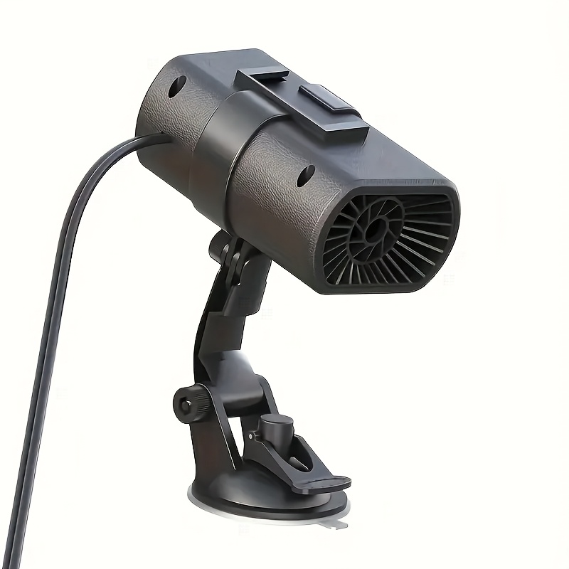 TEMU 12v Car Heater With - Quick Heating, 360&deg; Adjustable, Provides Natural Warm Air, Compatible With Most Vehicles