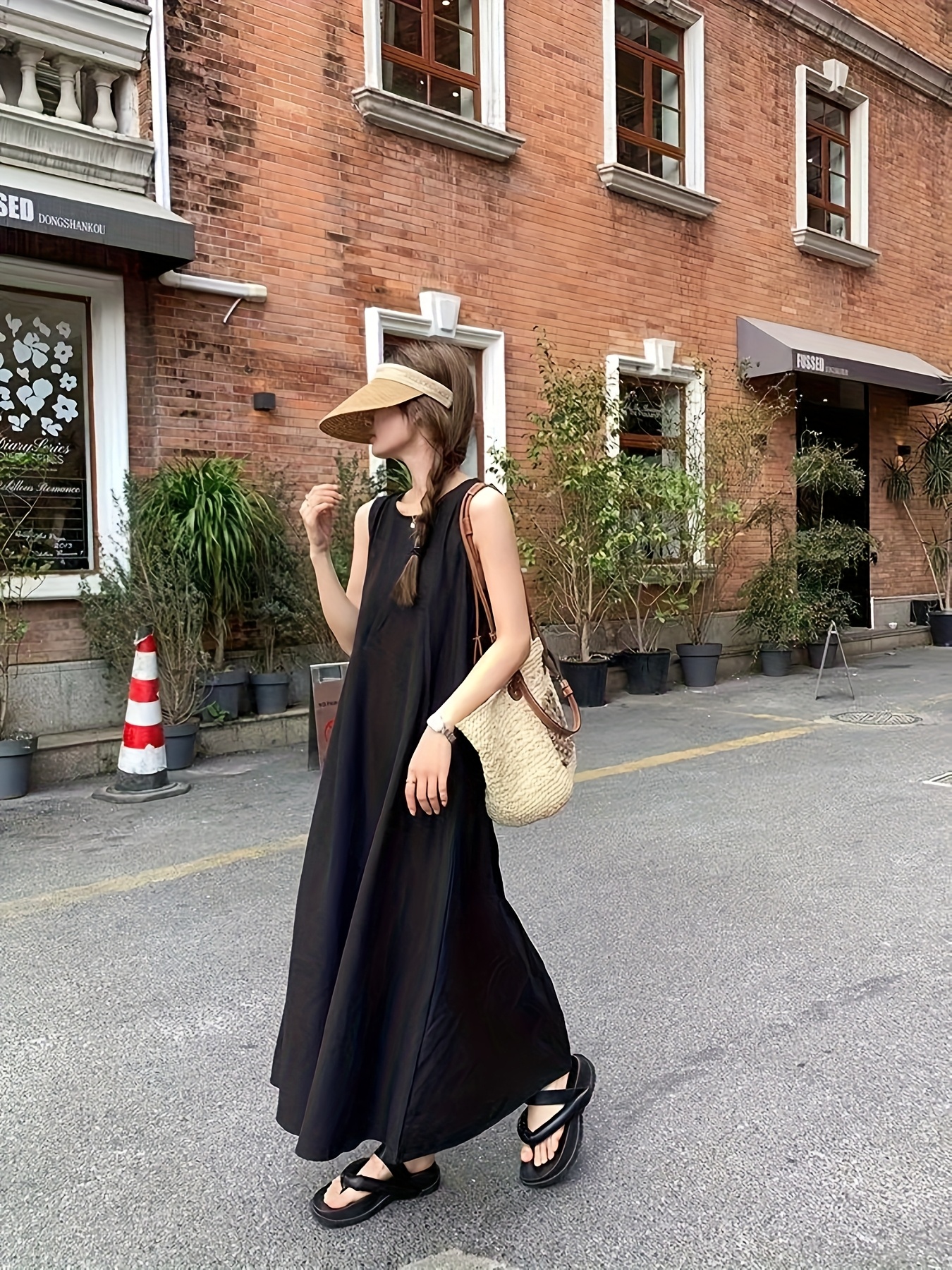 long vest dress A MAXI AND A 47 inches in length M/L Measurements laid flat POINTELLE SLIM LONG VEST DRESS