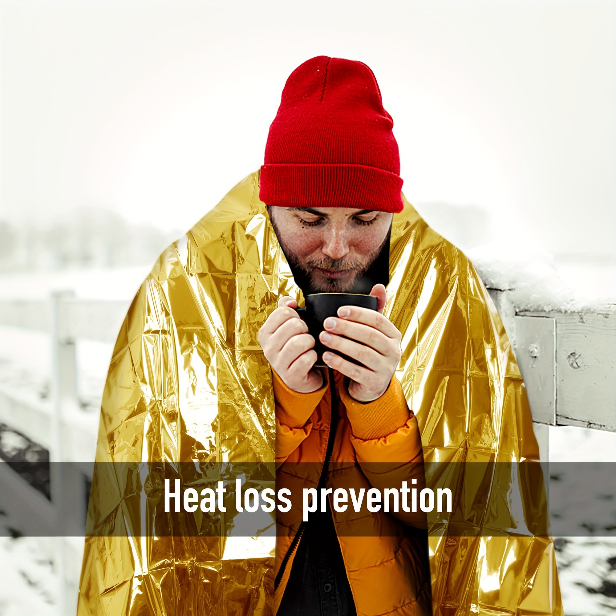 gyllene nödfilt för utomhusräddning | Temu Sweden