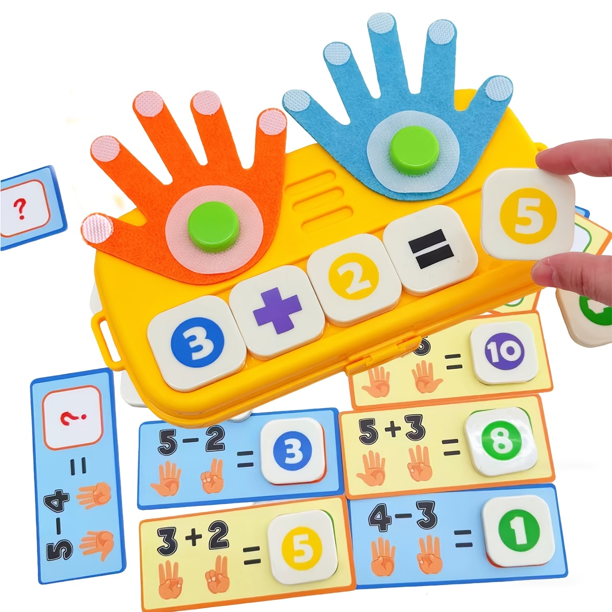 Sorting And Stacking Toys, Stem, Finger Counting Math Toy, Math Manipulatives For Children, Educational Toys School Supplies, Back To School