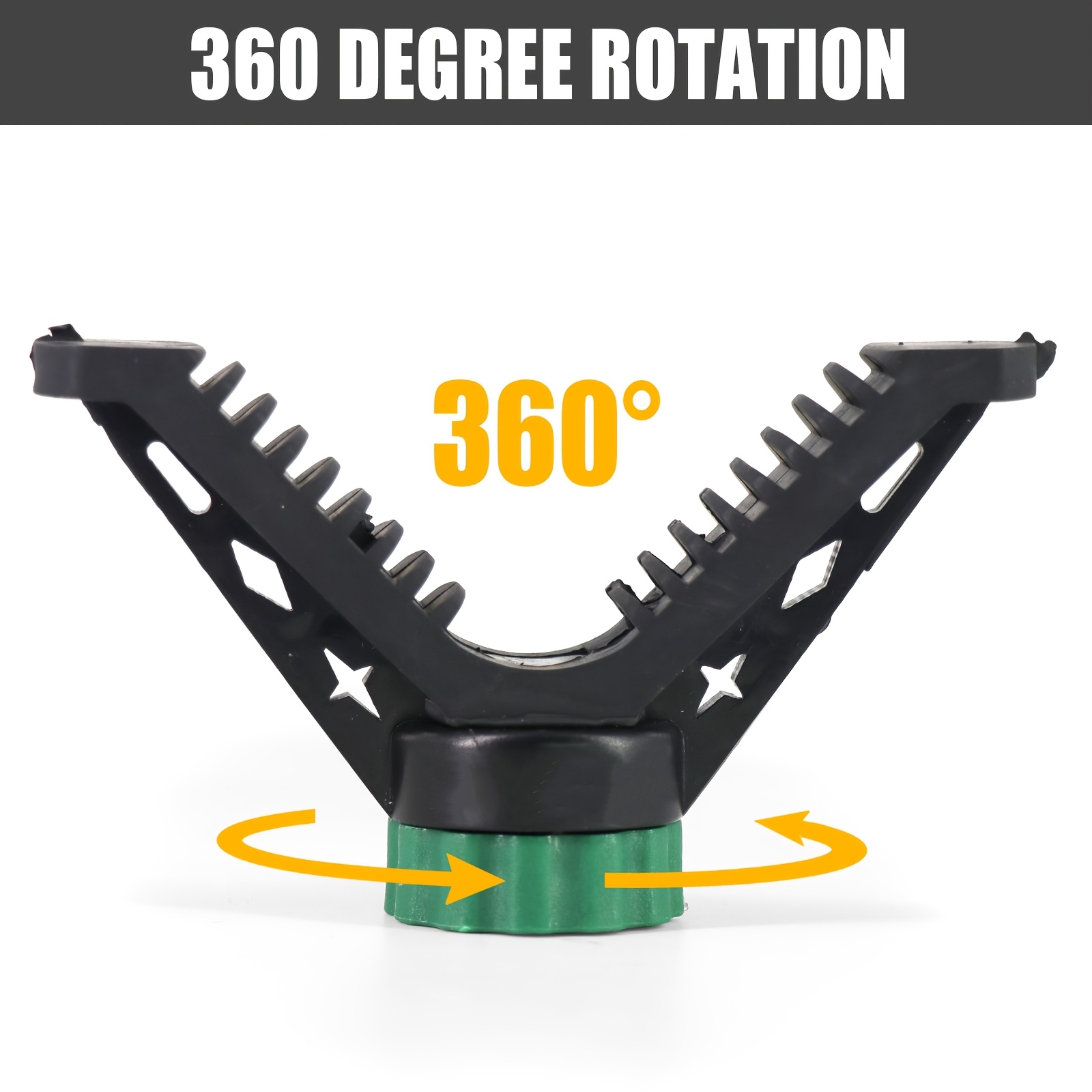 TEMU Tête de Trépied de pour Caméra, Rotation à , Accessoire Portable pour Monture de Trépied, Compatible avec Caméra de Chasse